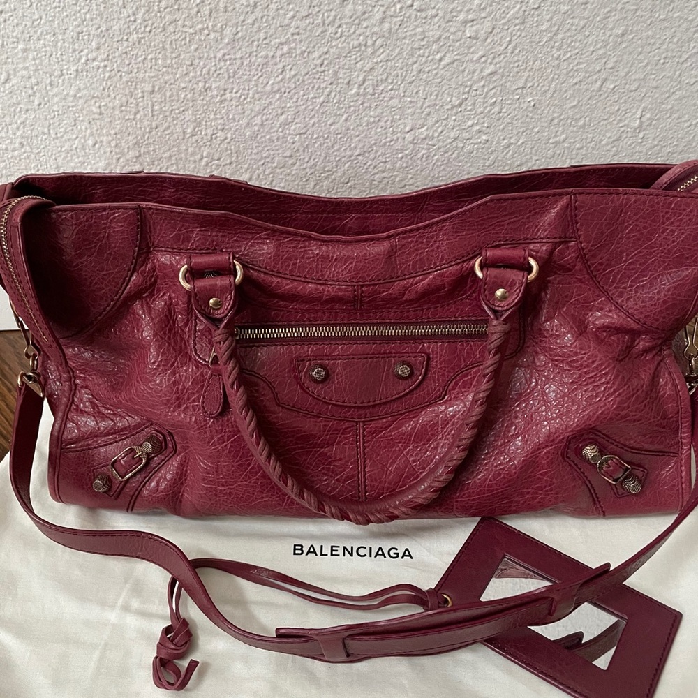 BALENCIAGA Part Time with Giant RGH in Cassis